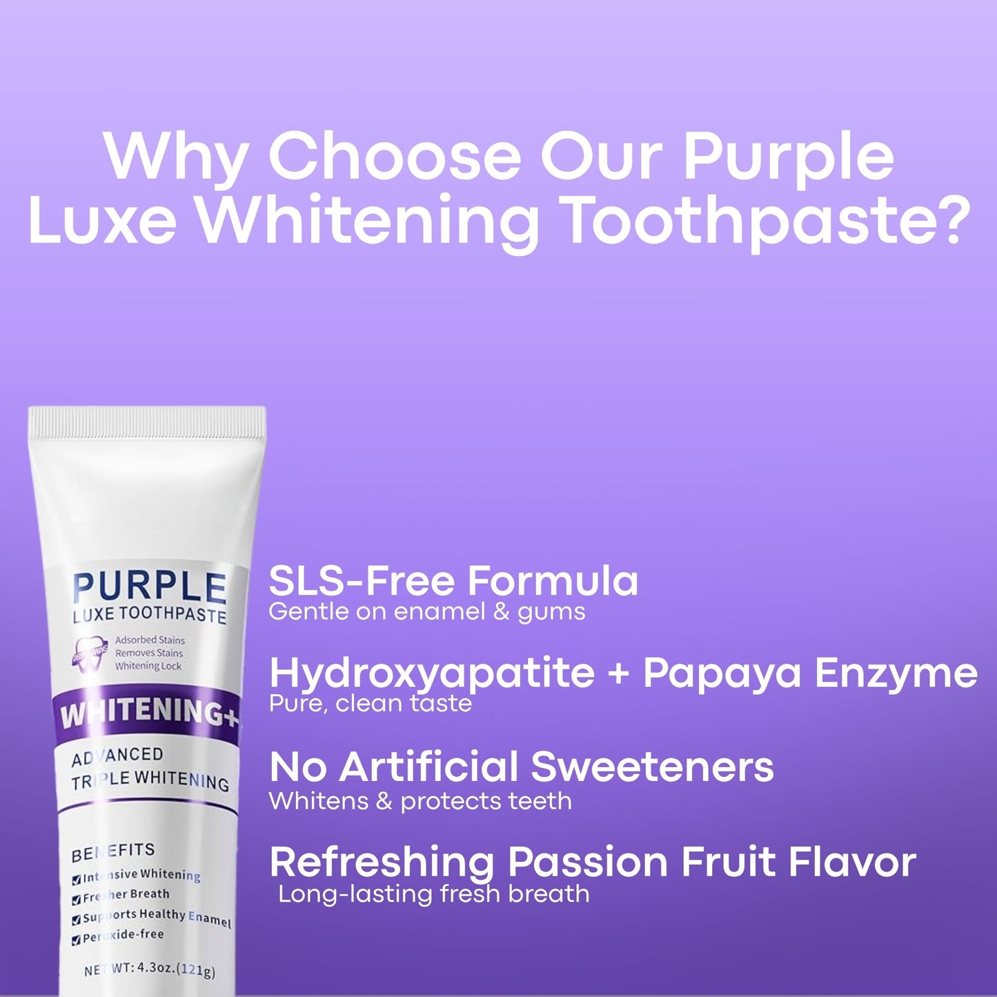 PURPLE Luxe Toothpaste