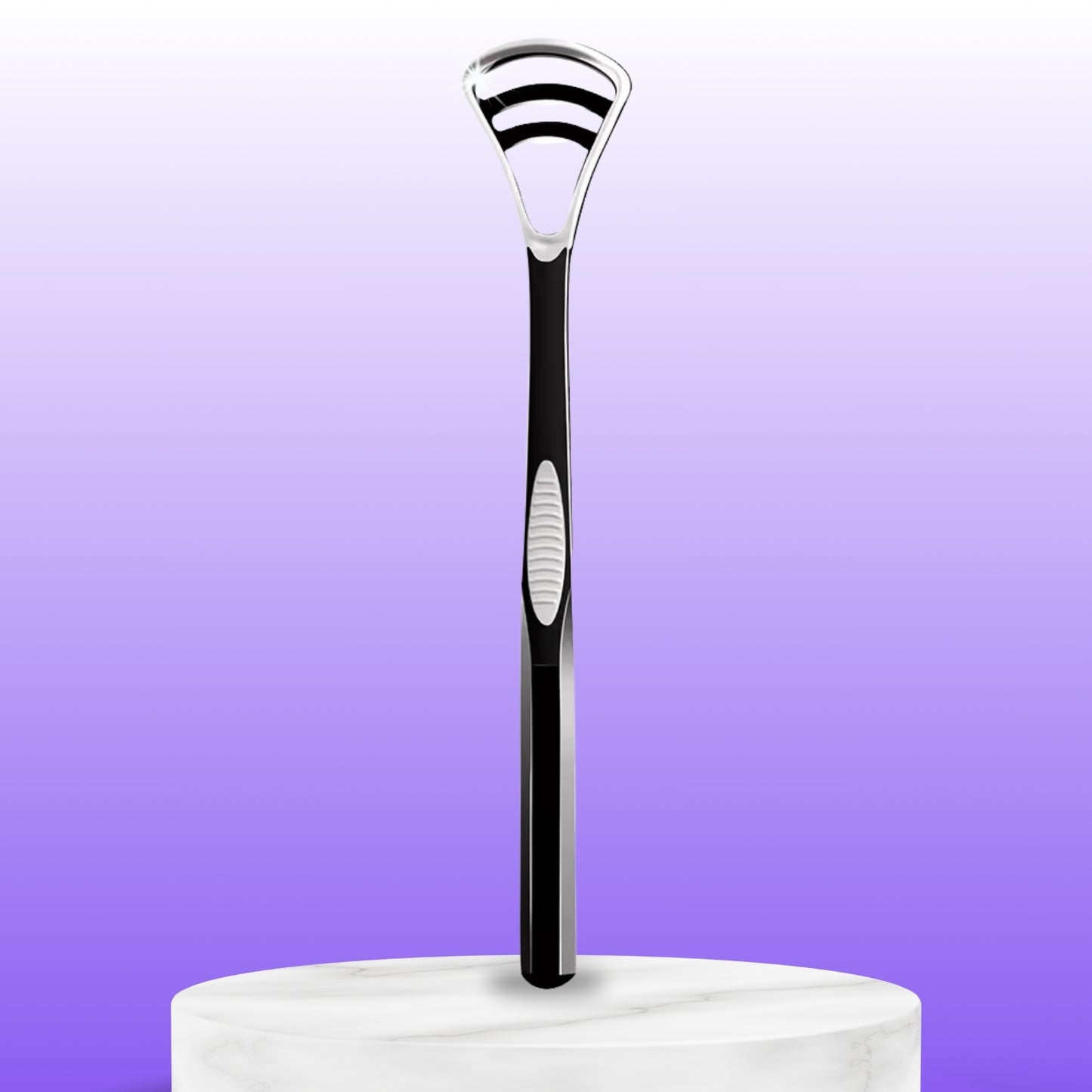 PURPLE tongue scraper